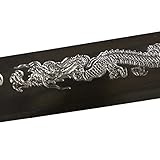 Toshiro Swords Tenryu Katana Klinge mit eingraviertem Drache
