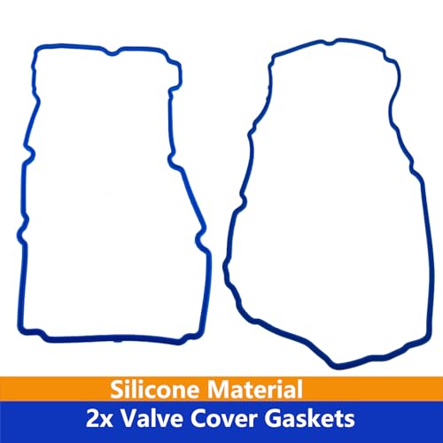 Image of Engine Valve Cover Gasket Set Compatible with Ford 2011-2020 Edge Explorer F-150 Flex Mustang Transit-150 /250 /350 HD for Lincoln 2011-2018 MKS MKT MKX MKZ 3.5L 3.7L Replace VS50814R BR3Z6C535A