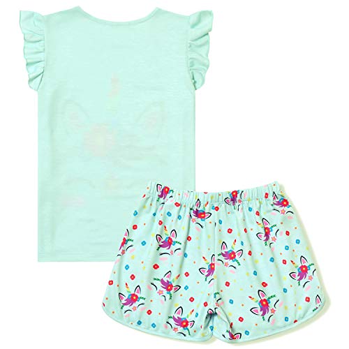 QPANCY Matching Girls & Dolls Pajamas Unicorn Pj Sets Summer Cotton Sleepwear …2