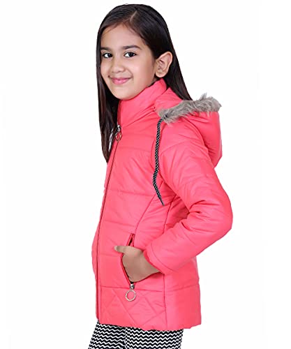 Image of Brazo Full Sleeve Solid Winter Wear Jacket for Girls