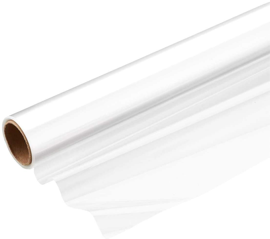 Floralcraft Clear 10M X 80Cm Roll Of Professional Florist Grade 40 Micron Thick Cellophane Film Wrap For Bouquets, Gifts, Hampers
