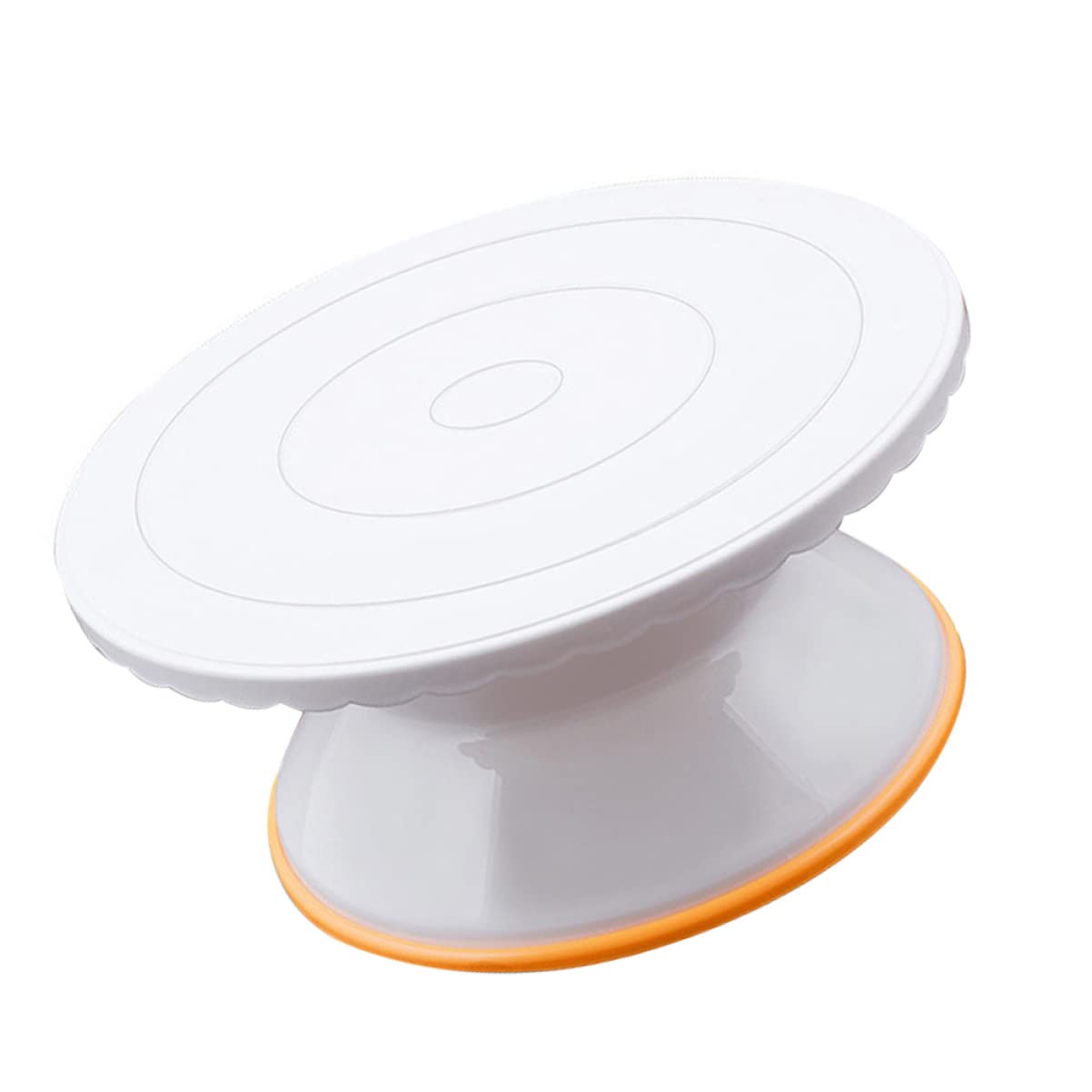 Veemoon Plato Rotatorio para Pasteles de White 10 Pulgadas