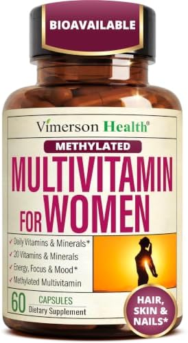 Multivitamin for Women – Methylated Multivitamin – Energy & Focus...