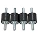 mount shock 4pcs Shock Absorber Rubber Mounts Isolator M6 Generator Anti Vibration Exhaust Silent Bobbins For Diesel/gasoline Engines absorber bolts