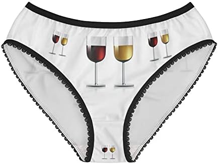 Wineglass Panties, Wineglass Underwear, Briefs, Cotton Briefs, Funny Underwear, Panties For Women