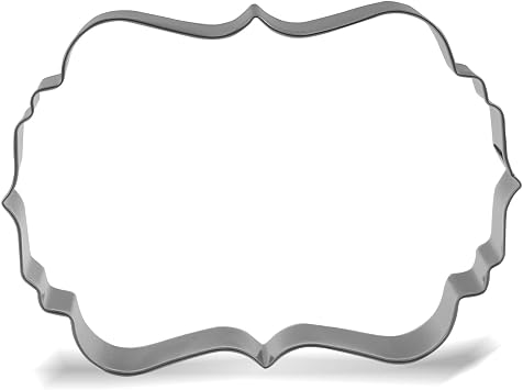 5 inch Plaque Cookie Cutter - Stainless Steel