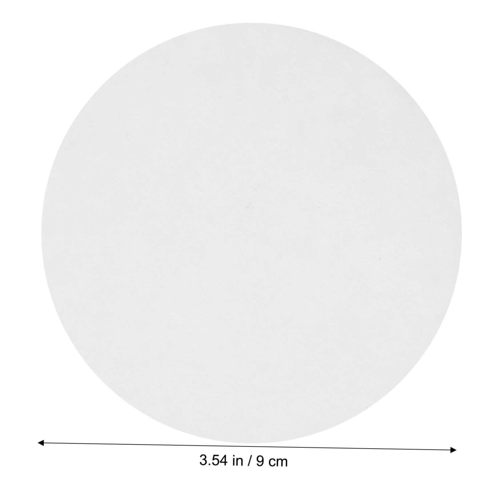 GARVALON 9cm Diameter Medium Flow Rate Filter Paper Sheets 100 Pcs Ideal for Chemistry Experiments