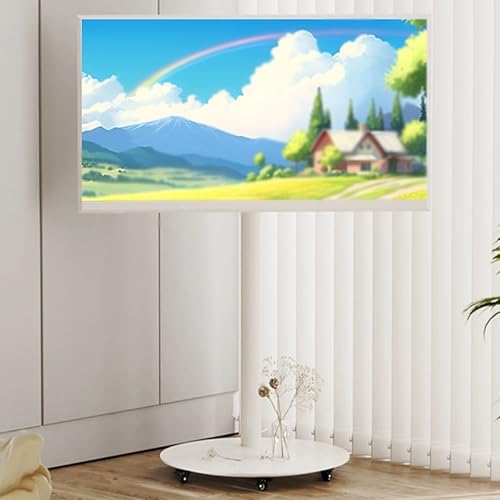 Soporte móvil para TV ajustable con ruedas 32-70 pulgadas miniatura 1