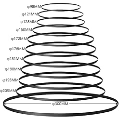 11 Pieces Turntable Belt for Project, Different Specifications Turntable Belt Replacement for Record Player - Les Beatles, Paul McCartney, John Lennon, RIngo Starr, George Harrison