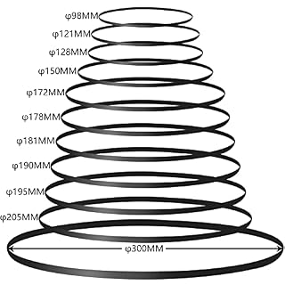11 Pieces Turntable Belt for Project, Different Specifications Turntable Belt Replacement for Record Player - Les Beatles, Paul McCartney, John Lennon, RIngo Starr, George Harrison