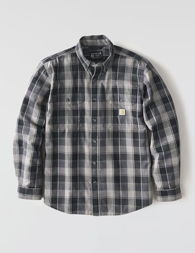 Image of Carhartt Men's Fort Loose Ls Plaid Shirt