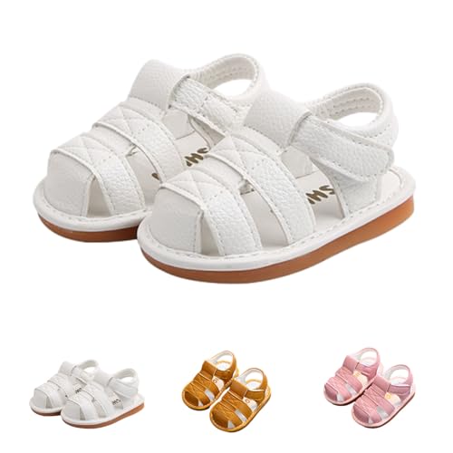 Sandalias Que Pitan Para Niños, Squeaky Shoes For Toddler Girls Boys, Summer Squeaky Sandals Closed-Toe Anti-Slip Premium Rubber Sole Toddler First Walkers Shoes
