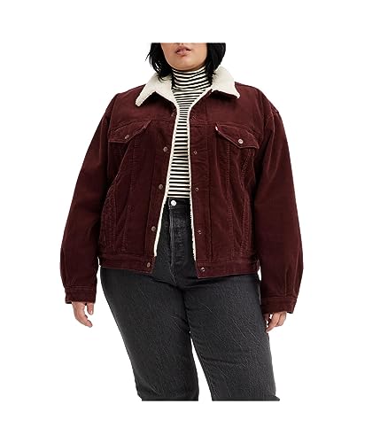Image of Levi's Women's 90s Sherpa Trucker Jacket (Standard and Plus)