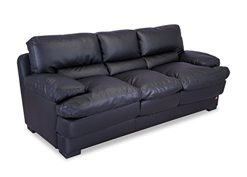 Image of Durian Madison Three Seater Sofa (Black)