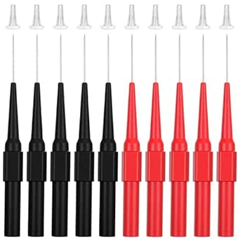 10 Pcs 0.7mm Test Probe Pins Back Probe Kit, Multimeter Probes Non ...