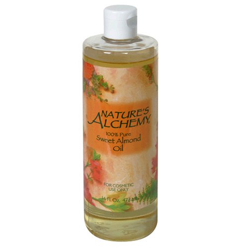 NATURE'S ALCHEMY Carrier Oil Sweet Almond, 0.75 Pounds