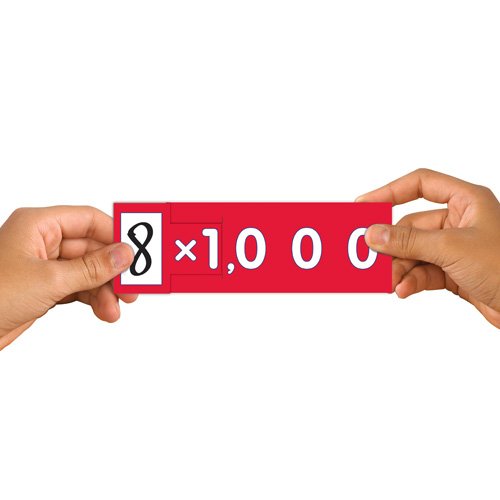 EAI Education Place Value Expanded Notation Strips - Thousandths to Millions: 10 Student Sets - Image 3