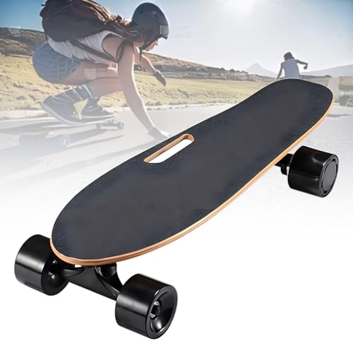 Monopatín Eléctrico, Mountainboard, Longboard Eléctrico 350 W, Velocidad máxima de 22 Km/h, Autonomía de 8 Km, Frenado Progresivo de 3 Velocidades, para Adultos y Adolescentes