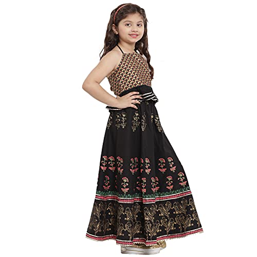Image of Bitiya By Bhama Girl's Cotton Lehenga Choli