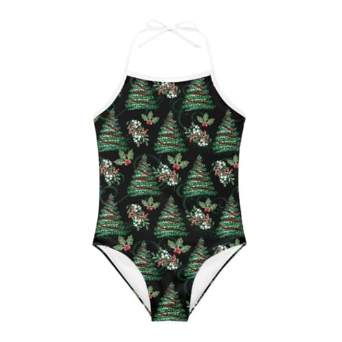 Image of Christmas One-Piece Swimsuits Beach Swimwear Bathing Suit for 3-10 Years Girls