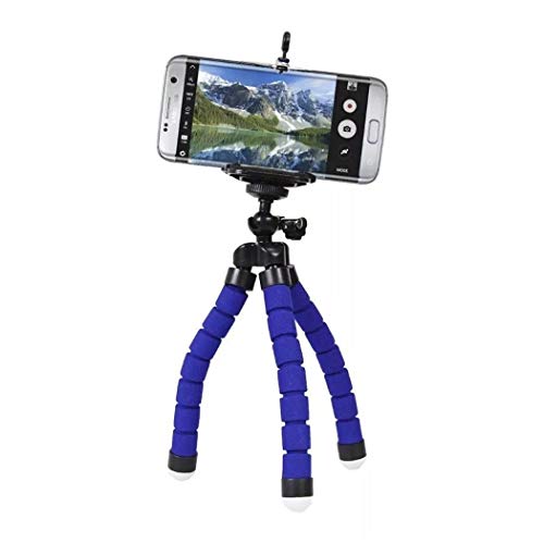 Mini Tripé Flexível Ajustável com Suporte para Celulares