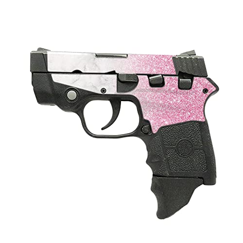 MightySkins Skin Compatible with Smith & Wesson M&P Bodyguard 380 (Green or No Laser) - Marble Glitz | Protective, Durable, and Unique Vinyl Decal wrap Cover | Easy to Apply | Made in The USA