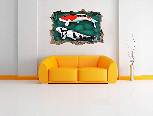 Adesivo murale 3D,Splendida carpa Koi,decorazione