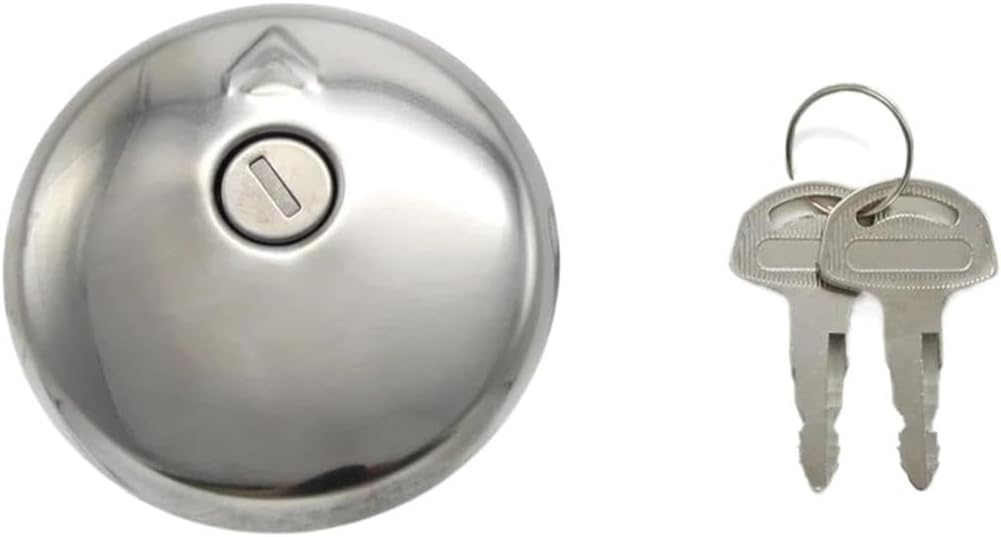 Gas Cap, Fuel Cap for Suzuki Gs1000/1100L Gs1000Gl K Gt 200 90 E X Ts100/125/185/250 Ts 240 Sp370 Motorcycle Fuel Tank Cap with Key 44200-30830