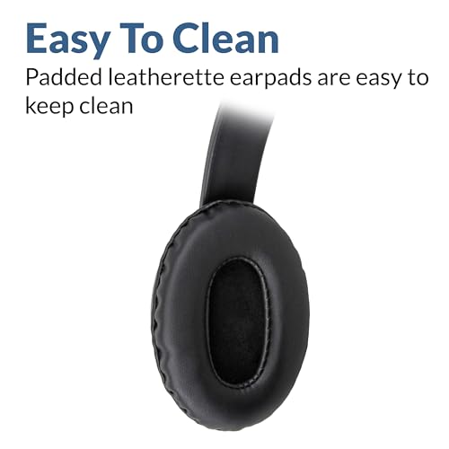 Image of Cyber Acoustics USB-C (AC-4014) Computer Headset with Microphone, Wired Headset with Noise Cancelling Mic for PC, Laptop, Office & Work from Home, Durable Classroom Design