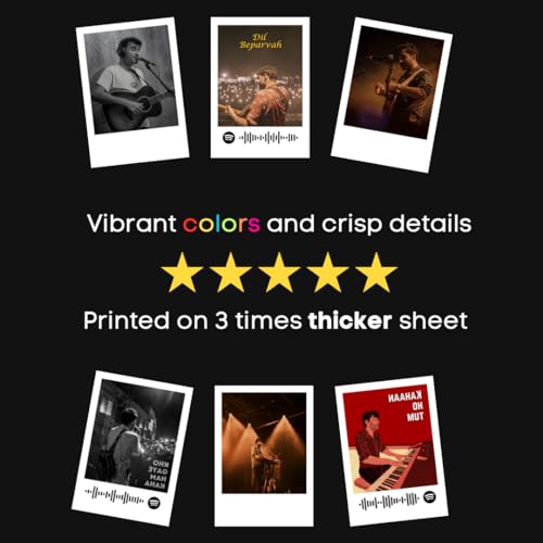 Image of Funk You Store Prateek Kuhad Polaroids Mini Posters Kit (Set of 15) | Collage Kit Polaroid Size (8 x 6 cm) Posters for Phone Accessories, Bedroom, Office, Living room (Prateek Kuhad)
