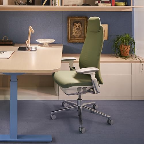 Modern Executive Office Chair with Ergonomic Design and Breathable Mesh - Adjustable Headrest (Coal)
