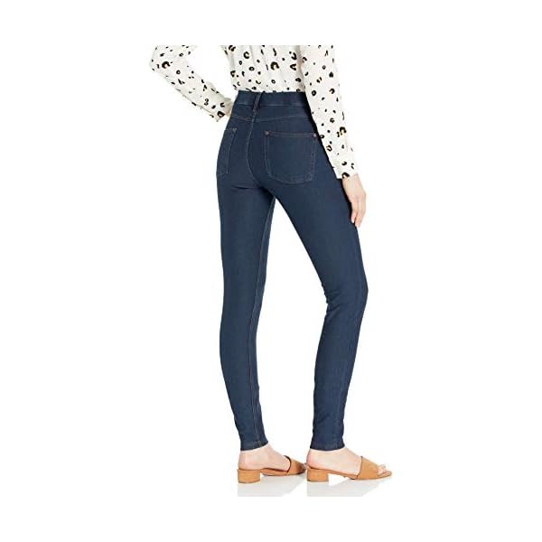 HUE-Womens-Essential-Denim-Leggings Hue Women's Essential Denim Leggings, Deep Indigo Wash, X-Large