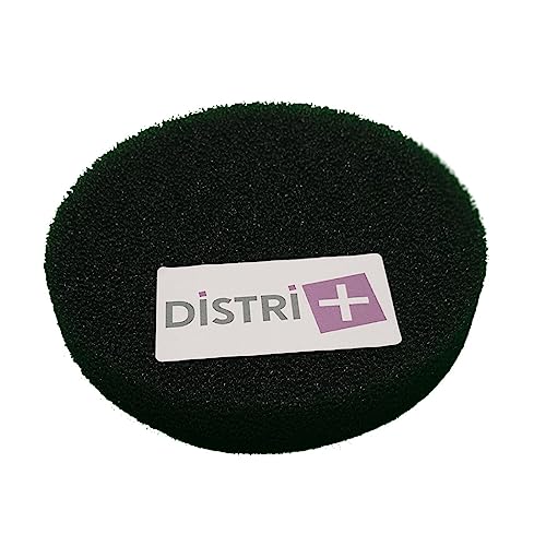 Distri+ - Filtre Mousse Rond D.130mm pour aspirateur Rowenta Artec 2, RO4111 à RO 4232, RS-RT2241. - Lot de 1 Filtre