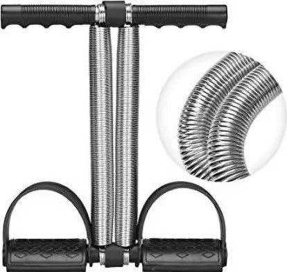 GymFreak Double Spring Tummy Trimmer/Home Workout Equipment for Women Ab Exerciser (Black)-picture-13