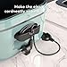 4PCS Cord Organizer For Appliances,UMUST Kitchen Appliance Cord Winder, Cord Holder,Cable Winder,Cord Wrapper Stick Firmly for Coffee Maker Pressure Cooker(Black,White)