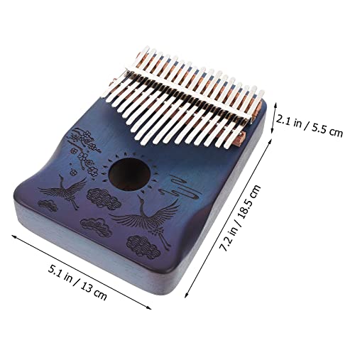 BIENKA 1 Set 17 Tons Finger Piano Thumb Piano Instrument de Musique utile Kalimba Blue Piano - Les Beatles, Paul McCartney, John Lennon, RIngo Starr, George Harrison BIENKA 1 Set 17 Tons Finger Piano Thumb Piano Instrument de Musique utile Kalimba Blue Piano – Image 5