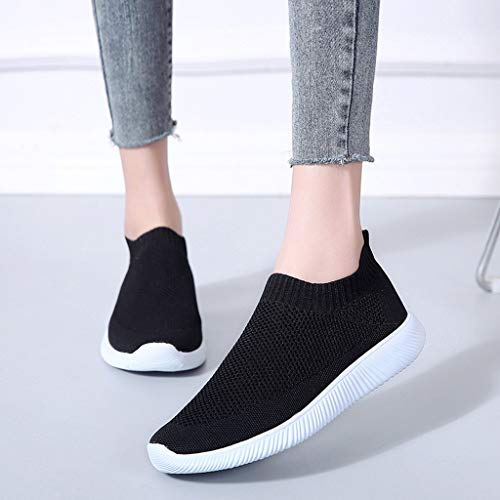 Men Slip on Casual Trainers Walking Shoes Comfortable Tennis Mesh Sneaker Breathable Slip-on Lightweight4