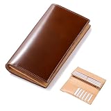 [フライングホース] 長財布 ロングウォレット コードバン レザー使用 財布 (ブラウン)