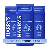 Harry's Aluminum Free Deodorant for Men - Odor Control, Stone Scent, 2.5 Oz, 3-Pack, Men's Deodorant