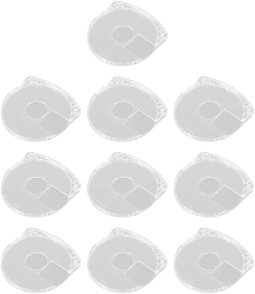 SOLUSTRE Game Disc Shell Cover 10pcs Disc Holding Case for Scratch Resistant Gaming Storage