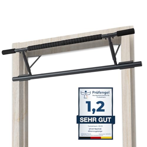 Barra de dominadas para gimnasio en casa SPORTINATOR plegable para marcos estándar
