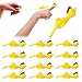 Lijun Finger Birds Fun novità Giocattoli Divertenti Scherzo Gomma Pollo Elastico Volante Tacchino Bomboniere, 3PCS