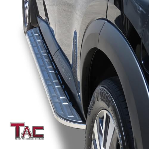 Estribos TAC Cobra para Pathfinder 2022-2024, aluminio negro, 2 piezas miniatura 3