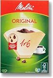 MELITTA Filtr Cornet Papier bte40 Brązowy 1x6