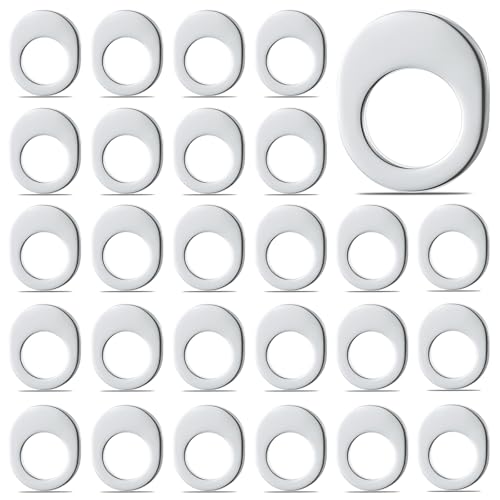 Otoolling 40 Pcs Offset Wheel Washers Bulk for Most Wheels Tire Repair Tools