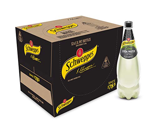 Schweppes Lime Soda Water with Lime Juice, 12 x 1.1L