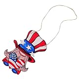 Cabilock Independence Day Holzschild Dekoratives Türschild Für Haustür Feierliches Party-accessoire Rustikale Wanddekoration Für Zuhause Inklusive Aufhängung Für Einen Festlichen Look