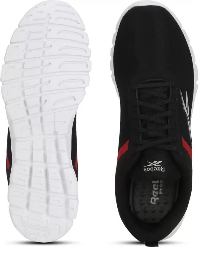 Image of Reebok Men's Running Shoes EVA Cushioned PU Textile Mesh Sports Shoes for Men | Supportive Gym Shoe for Men | Running, Jogging, Walking & Gym | Emergo Runner