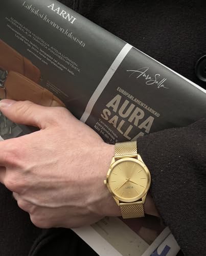 Image of BUREI Men's Wrist Watch, Analog Stainless Steel Dress Waterproof Quartz Watch for Men with Japanese Movement,Refined Gifts for Men, Boyfriend, Husband, Dad