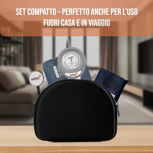 Pulox Eazybp - Misuratore Di Pressione Manuale Per Adulti E Bambini Con Stetoscopio, 2 Bracciali E Custodia - 5